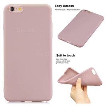Soft Matte Silicone Phone Cover for iPhone 6s 6 6G(4.7 inch) - Lotus Color
