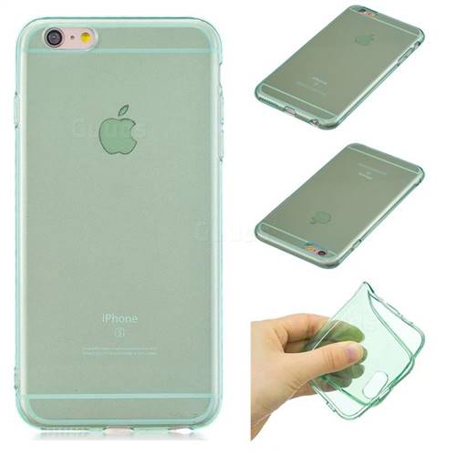 Transparent Jelly Mobile Phone Case for iPhone 6s 6 6G(4.7 inch) - Green