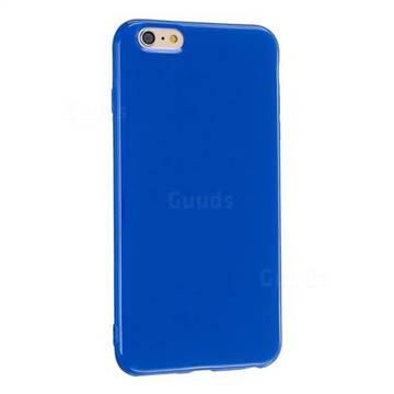 2mm Candy Soft Silicone Phone Case Cover for iPhone 6s 6 6G(4.7 inch) - Navy Blue