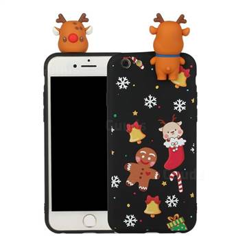 Gift Snow Christmas Xmax Soft 3D Doll Silicone Case for iPhone 6s 6 6G(4.7 inch)