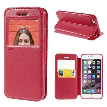 Roar Korea Noble View Leather Flip Cover for iPhone 6 (4.7 inch) - Rose