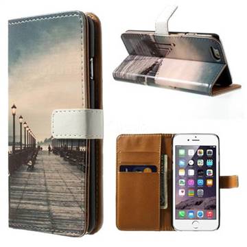 Retro Bridge Leather Wallet Case for iPhone 6 (4.7 inch)