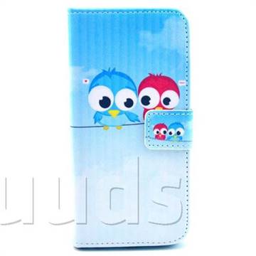 Bird Lovers Leather Wallet Case for iPhone 6 (4.7 inch)