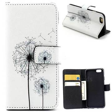 Dandelion Leather Wallet Case for iPhone 6 (4.7 inch)