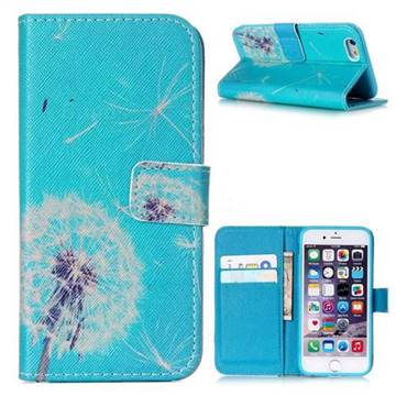 Dandelion Sky Leather Wallet Case for iPhone 6 (4.7 inch)