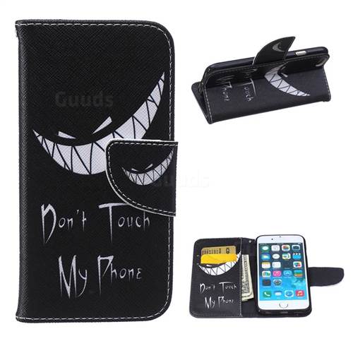 Crooked Grin Leather Wallet Case for iPhone 6 (4.7 inch)