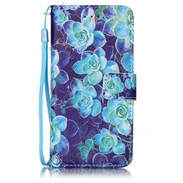 Multi Begonia Leather Wallet Case for iPhone 6s 6 (4.7 inch)