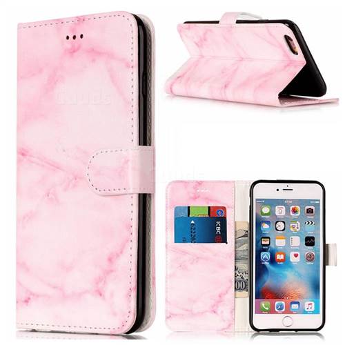 Pink Marble PU Leather Wallet Case for iPhone 6s 6 (4.7 inch)