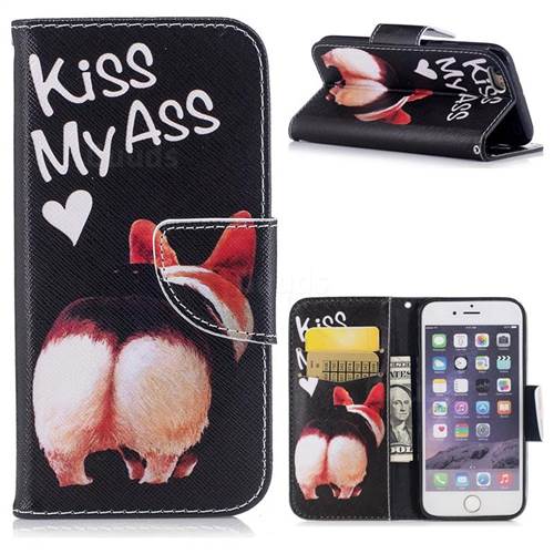 Lovely Pig Ass Leather Wallet Case for iPhone 6s 6 6G(4.7 inch)