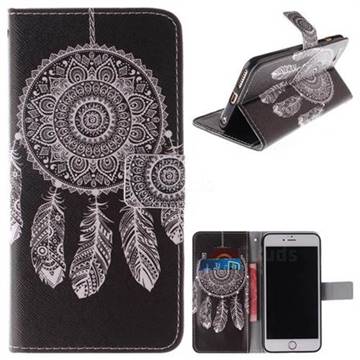 Black Wind Chimes PU Leather Wallet Case for iPhone 6s 6 6G(4.7 inch)