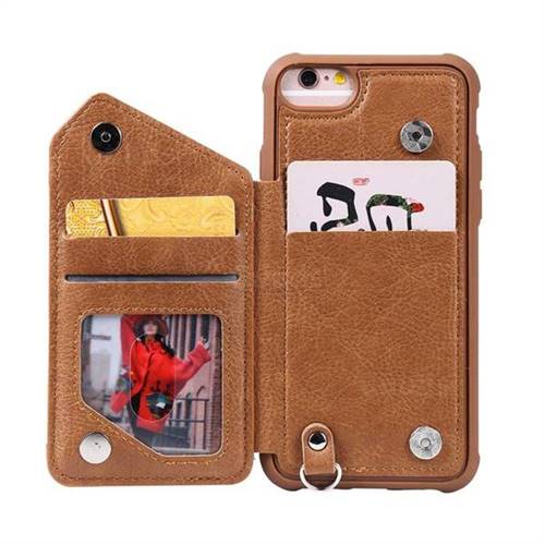 Selfan Luxury leather Phone Back Cover For iPhone6 6s 7 8 Plus