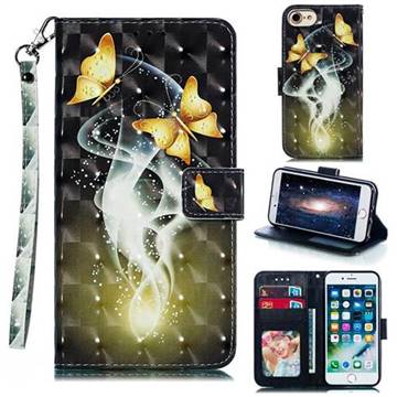 Dream Butterfly 3D Painted Leather Phone Wallet Case for iPhone 6s 6 6G(4.7 inch)