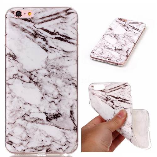 White Soft TPU Marble Pattern Case for iPhone 6s Plus / 6 Plus (5.5 inch)
