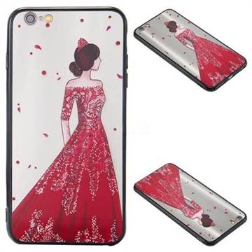 Oriental Goddess Korean Brushed Mirror 2 in 1 Back Cover for iPhone 6s Plus / 6 Plus 6P(5.5 inch)