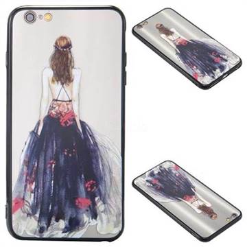 Watercolor Goddess Korean Brushed Mirror 2 in 1 Back Cover for iPhone 6s Plus / 6 Plus 6P(5.5 inch)