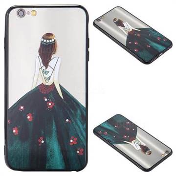 Classical Goddess Korean Brushed Mirror 2 in 1 Back Cover for iPhone 6s Plus / 6 Plus 6P(5.5 inch)