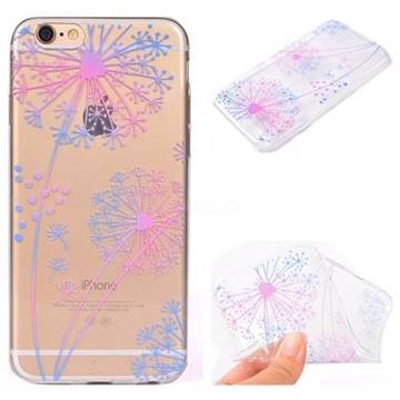 Rainbow Dandelion Super Clear Soft TPU Back Cover for iPhone 6s Plus / 6 Plus 6P(5.5 inch)