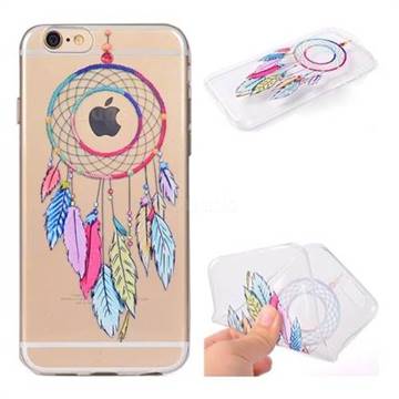 Rainbow Campanula Super Clear Soft TPU Back Cover for iPhone 6s Plus / 6 Plus 6P(5.5 inch)
