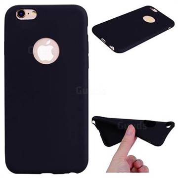 Candy Soft TPU Back Cover for iPhone 6s Plus / 6 Plus 6P(5.5 inch) - Black