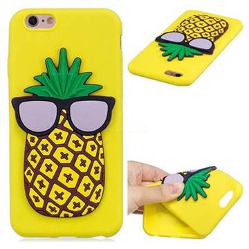 Pineapple Soft 3D Silicone Case for iPhone 6s Plus / 6 Plus 6P(5.5 inch)