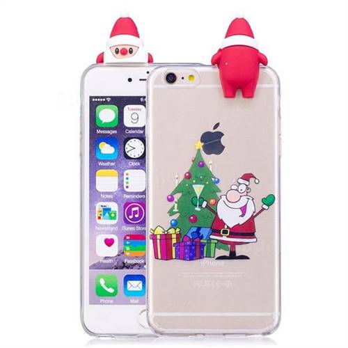 Christmas Spree Soft 3D Climbing Doll Soft Case for iPhone 6s Plus / 6 Plus 6P(5.5 inch)