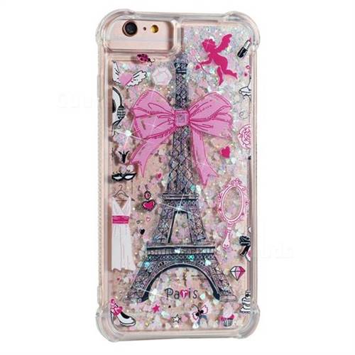 Mirror and Tower Dynamic Liquid Glitter Sand Quicksand Star TPU Case for iPhone 6s Plus / 6 Plus 6P(5.5 inch)