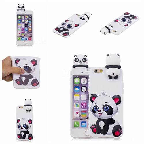 Capa para Apple iPhone 3D com desenho fofo Panda, 5.5 Inch, iPhone 6 Plus/  6s Plus