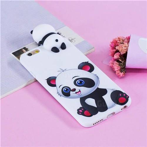 Capa para Apple iPhone 3D com desenho fofo Panda, 5.5 Inch, iPhone 6 Plus/  6s Plus