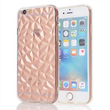 Diamond Pattern Shining Soft TPU Phone Back Cover for iPhone 6s Plus / 6 Plus 6P(5.5 inch) - Transparent
