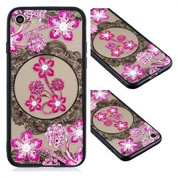 Daffodil Lace Diamond Flower Soft TPU Back Cover for iPhone 6s Plus / 6 Plus 6P(5.5 inch)