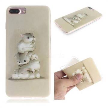 Three Squirrels IMD Soft TPU Cell Phone Back Cover for iPhone 6s Plus / 6 Plus 6P(5.5 inch)