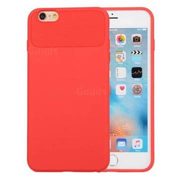 Carapace Soft Back Phone Cover for iPhone 6s Plus / 6 Plus 6P(5.5 inch) - Red