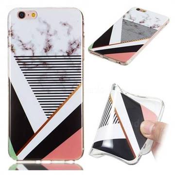 Pinstripe Soft TPU Marble Pattern Phone Case for iPhone 6s Plus / 6 Plus 6P(5.5 inch)