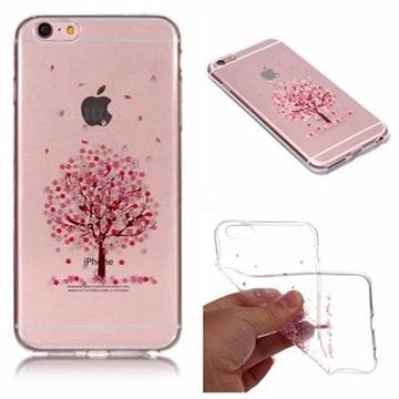 Cherry Flower Tree Super Clear Soft TPU Back Cover for iPhone 6s Plus / 6 Plus 6P(5.5 inch)