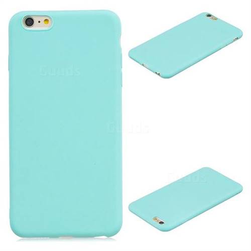 Candy Soft Silicone Protective Phone Case for iPhone 6s Plus / 6 Plus 6P(5.5 inch) - Light Blue