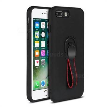 Raytheon Multi-function Ribbon Stand Back Cover for iPhone 6s Plus / 6 Plus 6P(5.5 inch) - Black