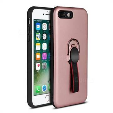 Raytheon Multi-function Ribbon Stand Back Cover for iPhone 6s Plus / 6 Plus 6P(5.5 inch) - Rose Gold