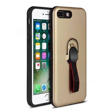 Raytheon Multi-function Ribbon Stand Back Cover for iPhone 6s Plus / 6 Plus 6P(5.5 inch) - Golden
