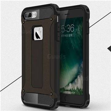 King Kong Armor Premium Shockproof Dual Layer Rugged Hard Cover for iPhone 6s Plus / 6 Plus 6P(5.5 inch) - Black Gold
