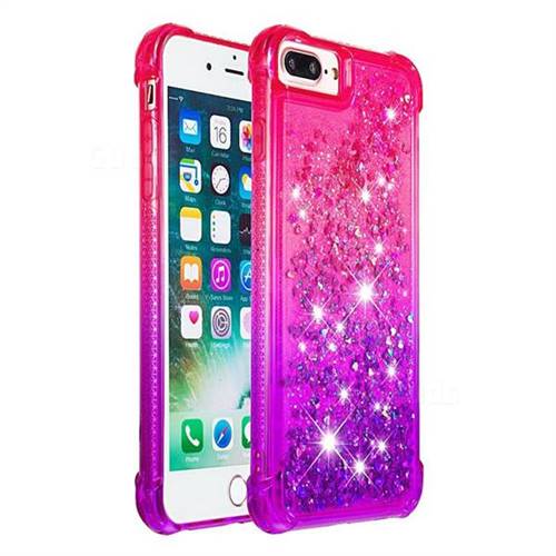 analogie Bounty reparatie Rainbow Gradient Liquid Glitter Quicksand Sequins Phone Case for iPhone 6s  Plus / 6 Plus 6P(5.5 inch) - Pink Purple - TPU Case - Guuds