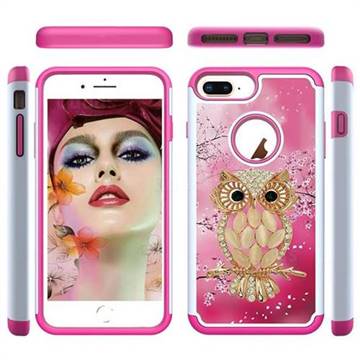 Seashell Cat Shock Absorbing Hybrid Defender Rugged Phone Case Cover for iPhone 6s Plus / 6 Plus 6P(5.5 inch)