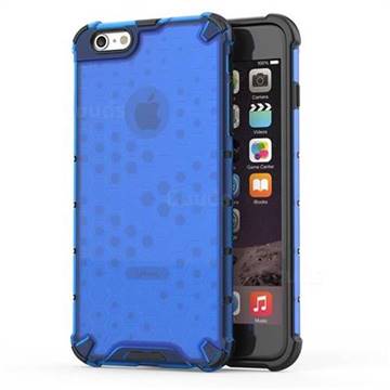 Honeycomb TPU + PC Hybrid Armor Shockproof Case Cover for iPhone 6s Plus / 6 Plus 6P(5.5 inch) - Blue