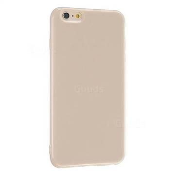 2mm Candy Soft Silicone Phone Case Cover for iPhone 6s Plus / 6 Plus 6P(5.5 inch) - Khaki