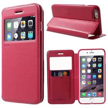 Roar Korea Noble View Leather Flip Cover for iPhone 6 Plus (5.5 inch) - Rose