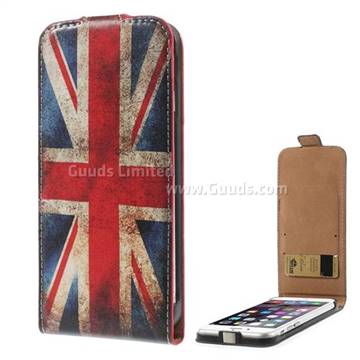 Retro UK National Flag Pattern Vertical Leather Flip Case for iPhone 6 Plus(5.5 inch)