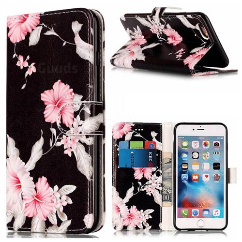 Azalea Flower PU Leather Wallet Case for iPhone 6s Plus 6 Plus(5.5 inch)