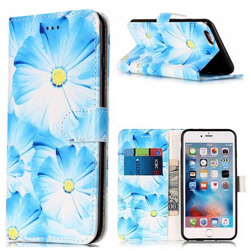 Orchid Flower PU Leather Wallet Case for iPhone 6s Plus 6 Plus(5.5 inch)
