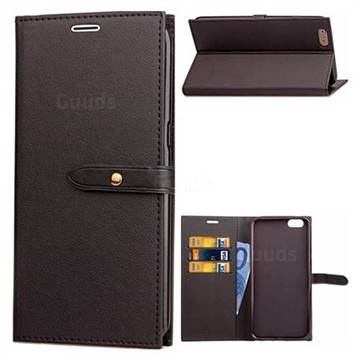 Luxury Fashion Korean PU Leather Wallet Case for iPhone 6s Plus / 6 Plus 6P(5.5 inch) - Black