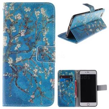 Apricot Tree PU Leather Wallet Case for iPhone 6s Plus / 6 Plus 6P(5.5 inch)
