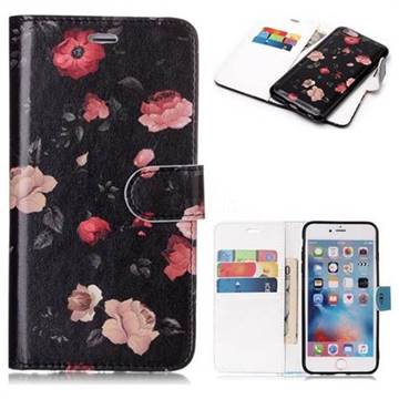 Safflower Detachable Smooth PU Leather Wallet Case for iPhone 6s Plus / 6 Plus 6P(5.5 inch)